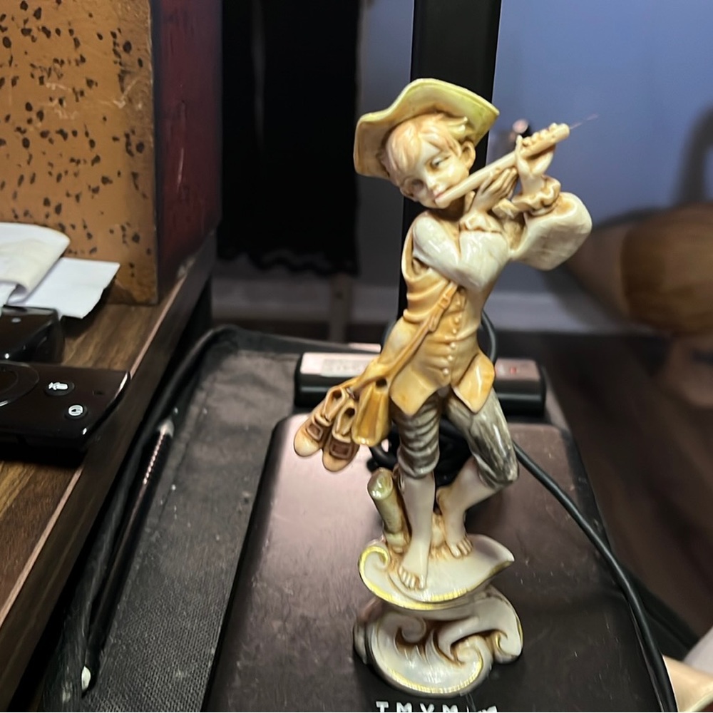 Depose Italy 6” Figurine Boy With Flute